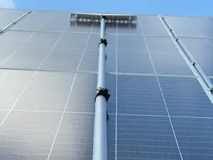 Solar Panel Roof Rake with Wheel