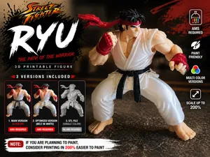 Street Fighter Ryu Figure – Fighting Stance