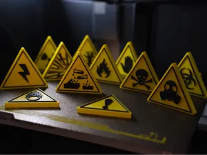 Hazard Lab Magnets