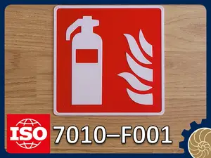 Fire Extinguisher Safety Sign - ISO 7010 F001