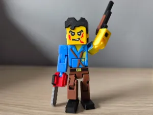 Ash Williams - Evil Dead Action Figure Minecraft