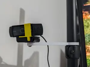 Webcam Arm / Holder for Monitor Stand Poles
