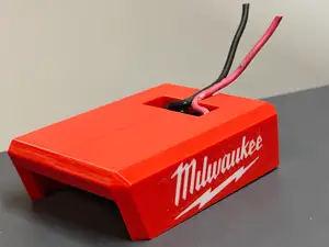 Milwaukee batery adapter M18 flat side