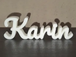 Karin Name Sign Display Decor