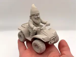 Garden Gnome on ATV