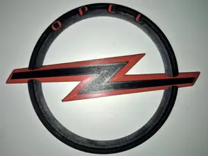 Opel-Emblem zweifarbig