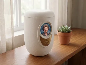 Small Urn - with swappable emblem and nameplate