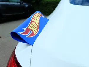 Hot Wheels Style Car Badge / Emblem for Real Cars