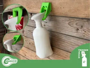 TriggerDock | Spray Bottle Wall Hanger Hook Holder