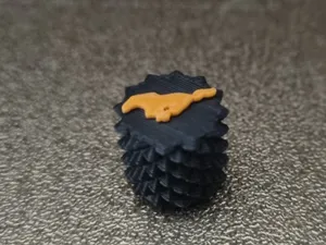 Tire valve cap MUSTANG logo