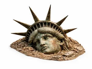 40k Ruins Statue of Liberty - Head