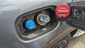 Petrol and diesel fuel additive funnels.