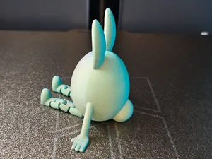 Подвижные зайки для 3D-принтера