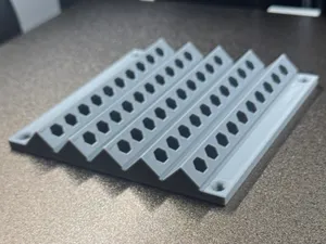 50x Screwdriver Bit Holder Wall Mount No Support