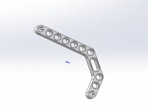 兼容积木3x7双弯梁科技件