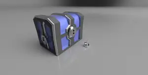 Fortnite Rare chest with locking mechanism