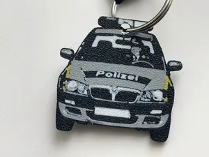 Police Car Keychain – Serve and Protect on the go!