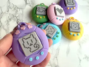 Virtual / Digital Pet Fidget Clicker Keychain