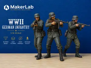 WW2 German Soldier Figure