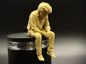 Sad Bob Ross Edge Sitter Figurine!