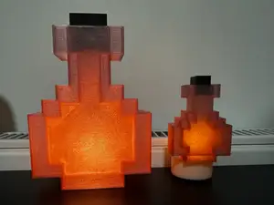 Minecraft potion bottle
