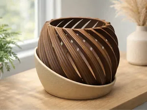 Lattice Orchid Planter with Drip Tray