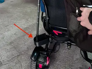 Modular Wheelchair Cane Holder (25mm Tube)
