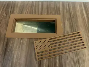 4x10 HVAC Floor Vent Cover w entertainable grills 