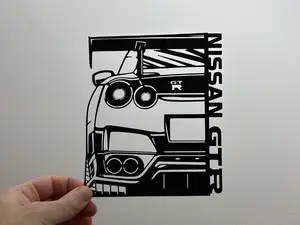 NISSAN GTR R35 no ams - decorazione da parete