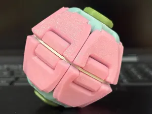 按压旋转解压球（简易组装免金属轴承一键打印）