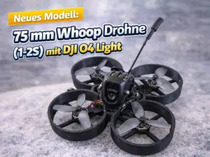 75 mm Whoop Drohne (1–2S) mit DJI O4 Light