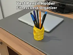 Vest Pencil Holder - Desk Organizer