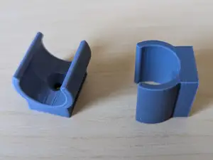 Pipe clip wall mount (15mm M3)