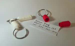 Pet tag / Pet ID Capsule / Keep your pet safe!