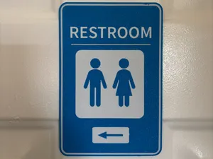 Restroom Sign (Veritical)