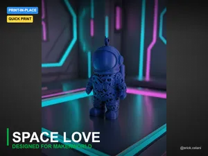 Space Love: San Valentino (Voronoi Hearts)