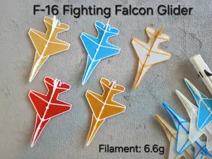 F-16 Fighting Falcon Plane Glider