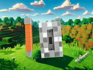 Minecraft Light Switch Lever - 2 at a time