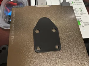 Fuel Pump Block Off Plate