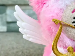 Cupid Wings Valentine for 17cm Plush Monster Doll