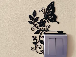 Decorative Butterfly for Light Switch v.6