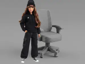 Office Chair – Dollhouse Miniature Furniture