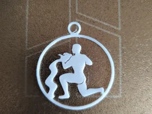 Aquarius Zodiac Pendant – Flow of the Stars
