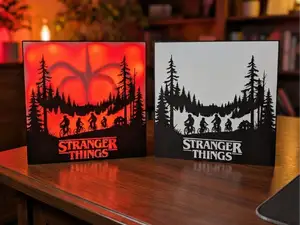 Stranger Things Light box with hidden Shadow