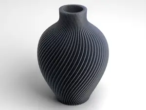 GROOVED GREEK VASE