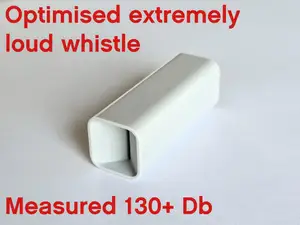Optimised extremely loud whistle