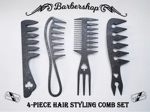 4 Hair Styling Combs | Functional & Easy to Print