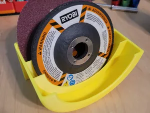 Customizable Angle Griding/Sanding Disc Holder