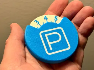 Mini Parking Disc - with satisfying click dial