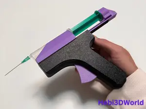 3D-Printed Syringe Dispenser Gun